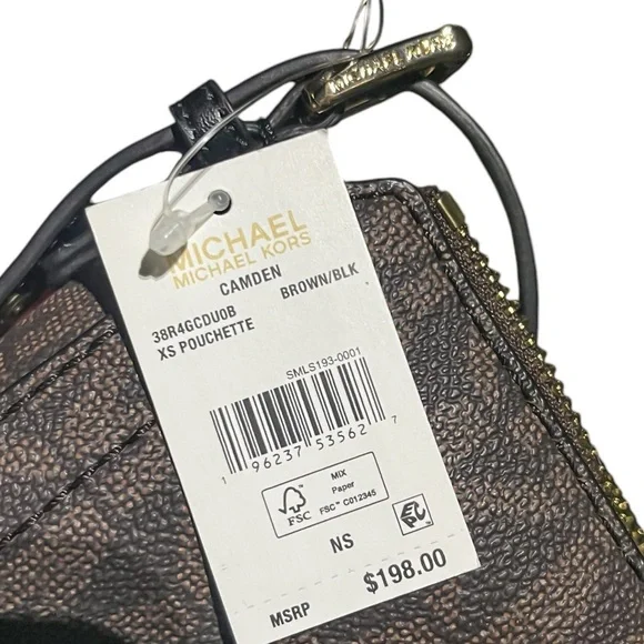 Michael Michael Kors Camden Signature XS Pouchette Crossbody - Picture 6 of 6